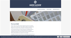 Desktop Screenshot of farrow-and-ball.mercadier.fr