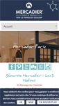 Mobile Screenshot of paris.mercadier.fr