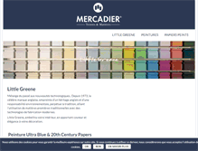 Tablet Screenshot of little-greene.mercadier.fr